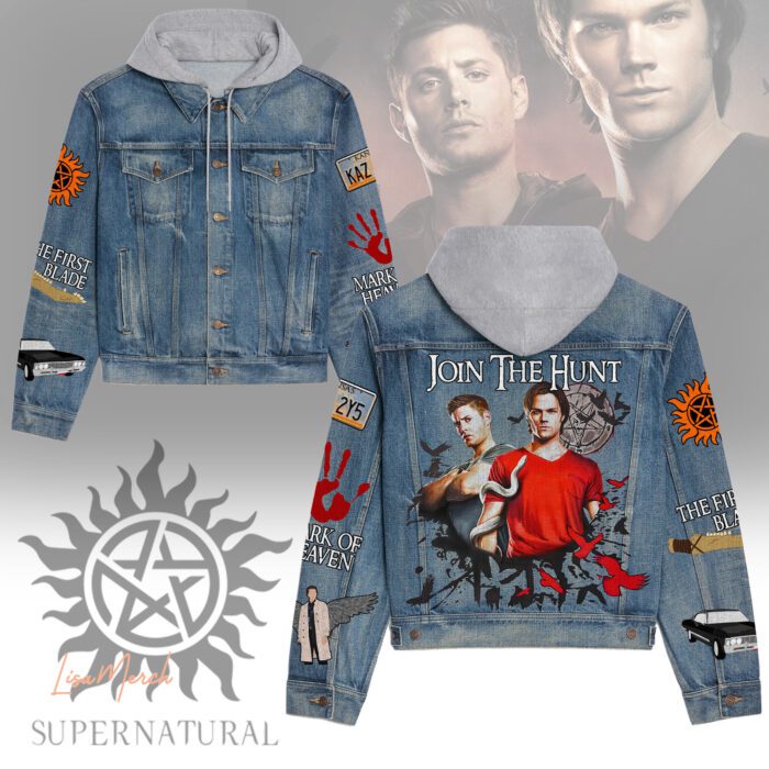 Supernatural Hooded Denim Jacket LDN1116