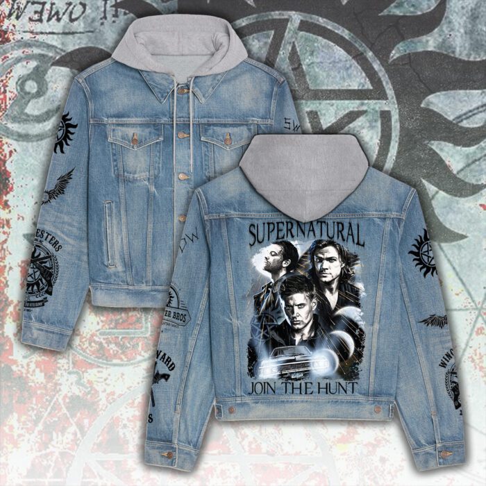 Supernatural Women's Denim Hood Jacket GDN124