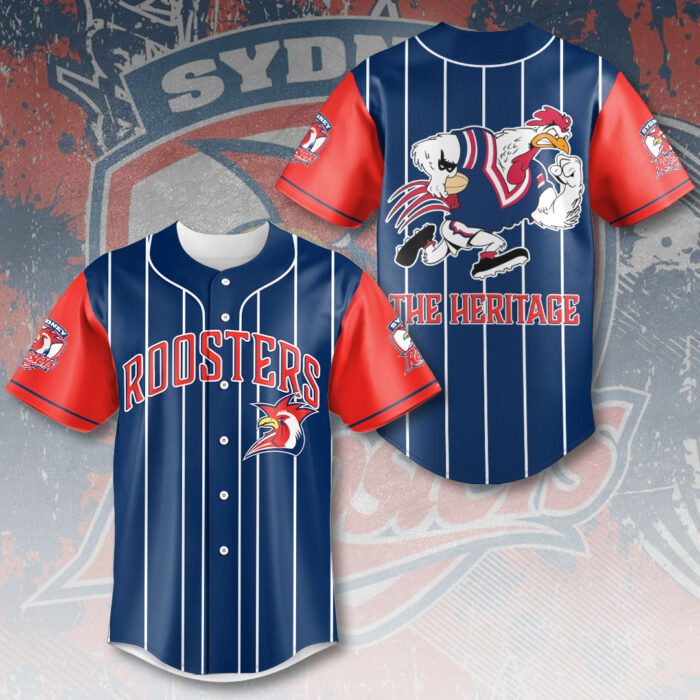 Sydney Roosters Baseball Jersey