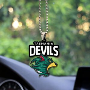 Tasmania Devils FC Custom Shape 2-sided Acrylic Car Ornament GOM1328