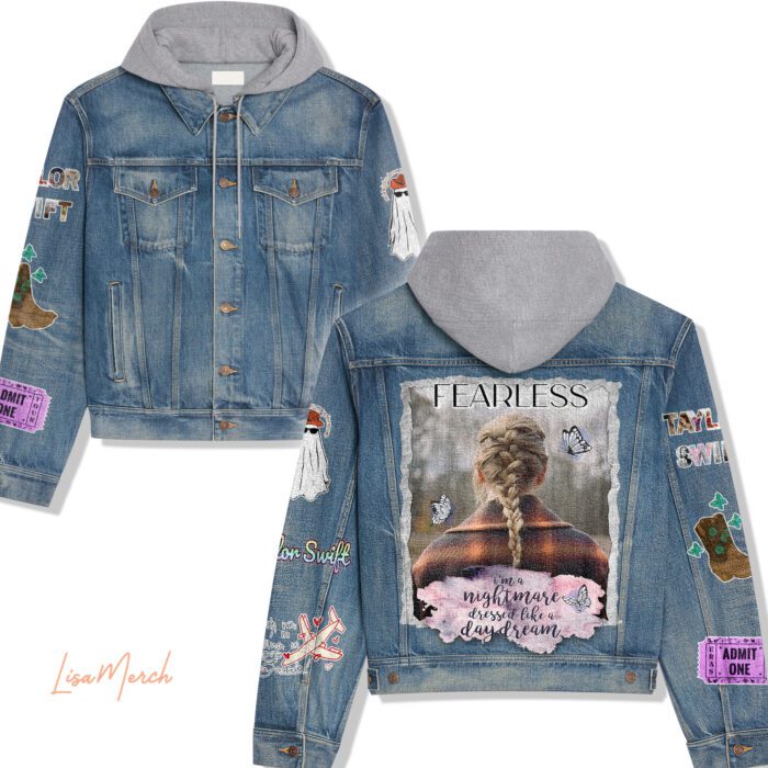 Taylor Swift Hooded Denim Jacket LDN1144