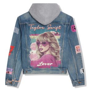 Taylor Swift Hooded Denim Jacket LDN1145