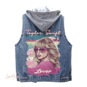 Taylor Swift Hooded Denim Jacket LDN1146