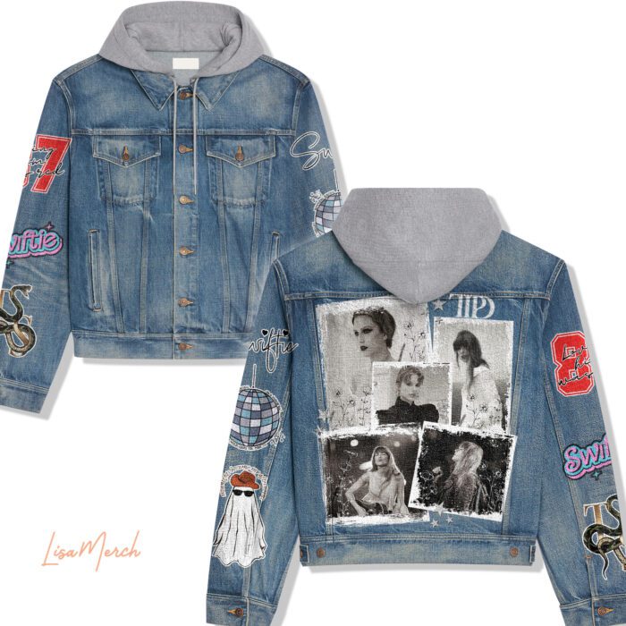 Taylor Swift Hooded Denim Jacket LDN1148