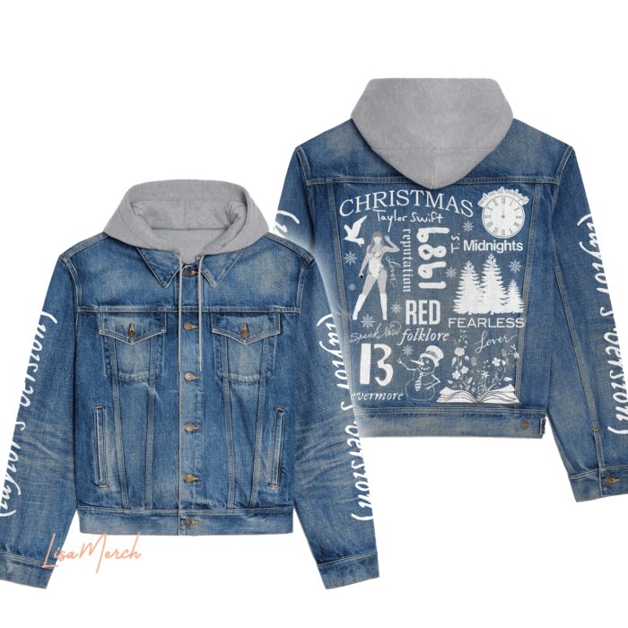 Taylor Swift Hooded Denim Jacket LDN1156