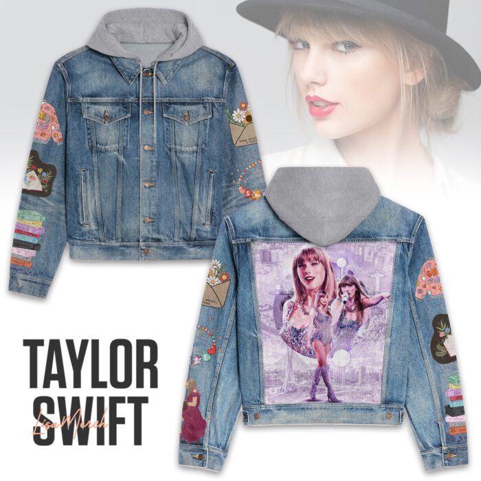 Taylor Swift Hooded Denim Jacket LDN1161