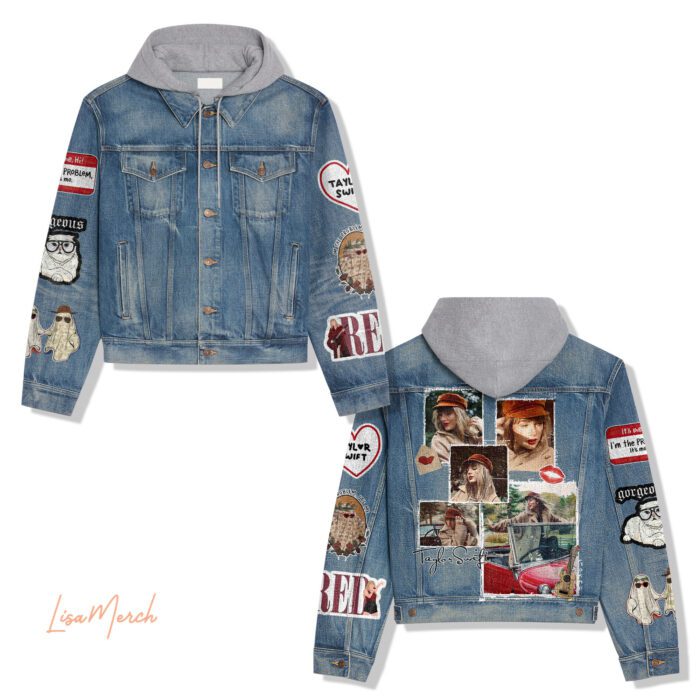 Taylor Swift Hooded Denim Jacket LDN1167