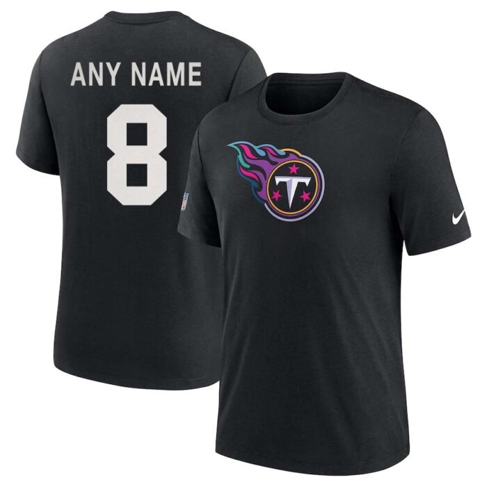 Tennessee Titans Personalized NFL Crucial Catch Intercept Cancer 2024 Performance Unisex Shirt