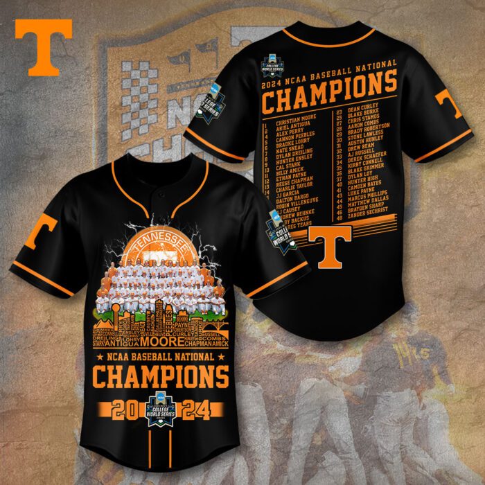 Tennessee Volunteers Baseball Baseball Jersey