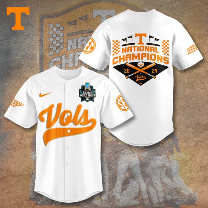 Tennessee Volunteers Baseball Baseball Jersey