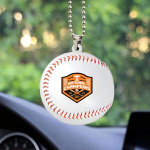 Tennessee Volunteers Baseball Custom Shape 2-sided Acrylic Car Ornament GOM1173