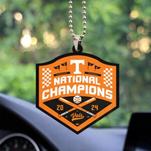 Tennessee Volunteers Baseball Custom Shape 2-sided Acrylic Car Ornament GOM1181