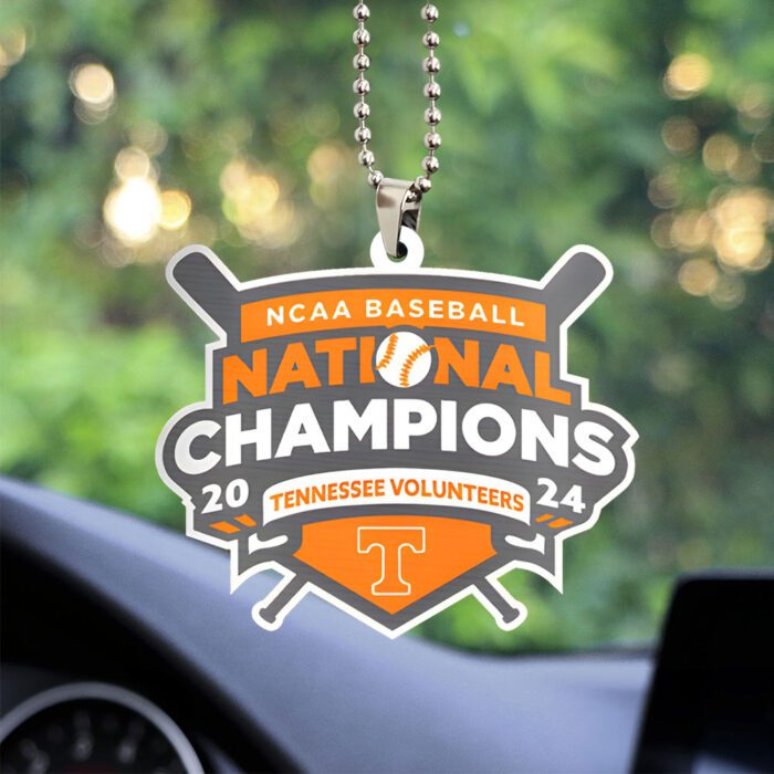 Tennessee Volunteers Baseball Custom Shape 2-sided Acrylic Car Ornament GOM1183