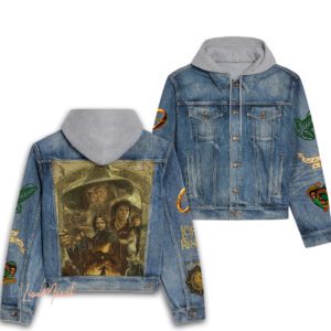 The Lord of the Rings Hooded Denim Jacket LDN1142