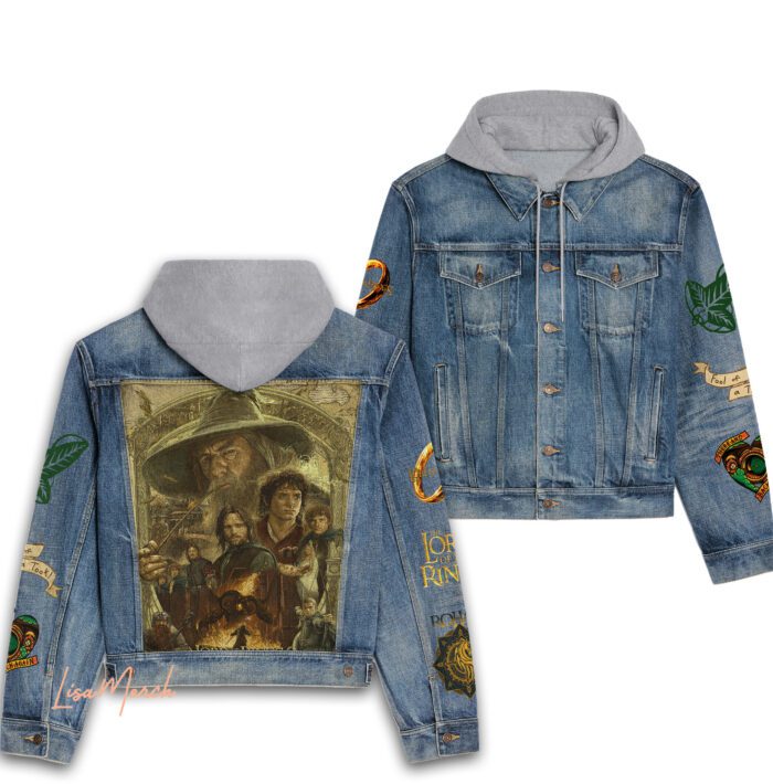 The Lord of the Rings Hooded Denim Jacket LDN1142