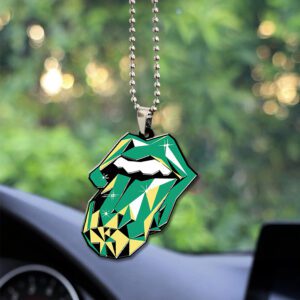 The Rolling Stones Custom Shape 2-sided Acrylic Car Ornament GOM1255