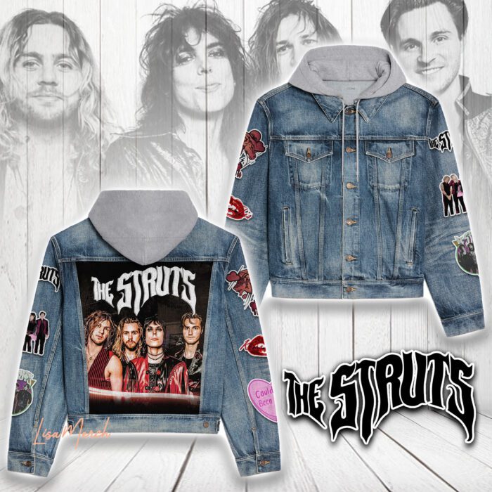 The Struts Hooded Denim Jacket LDN1172