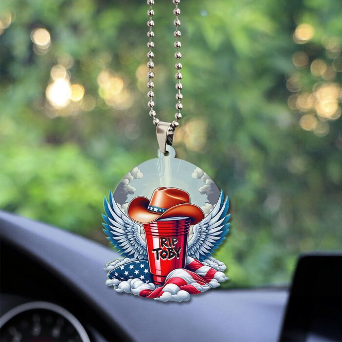 Toby Keith Custom Shape 2-sided Acrylic Car Ornament GOM1364