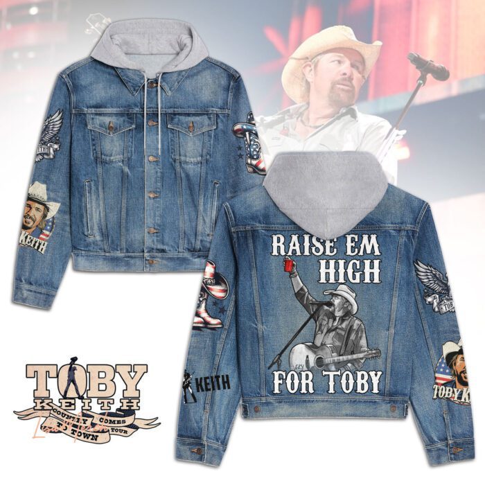 Toby Keith Hooded Denim Jacket LDN1138