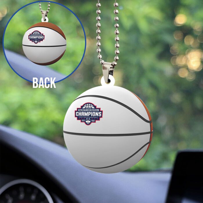 UConn Huskies Men's Basketball Custom Shape 2-sided Acrylic Car Ornament GOM1305