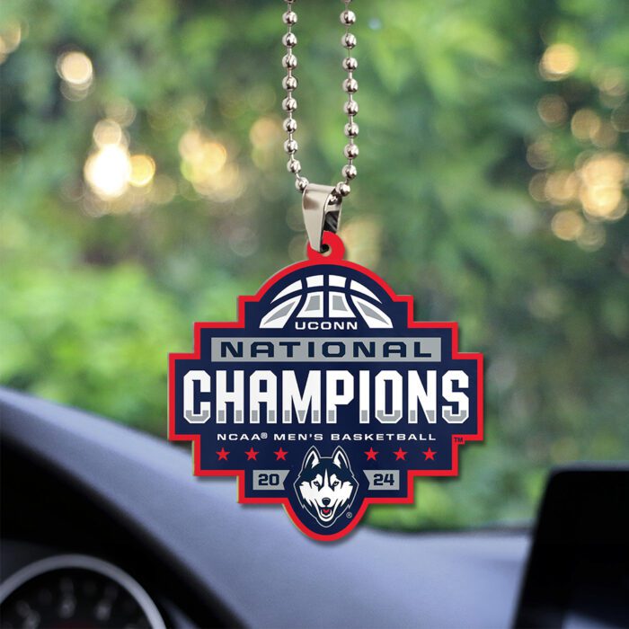 UConn Huskies Men's Basketball Custom Shape 2-sided Acrylic Car Ornament GOM1308