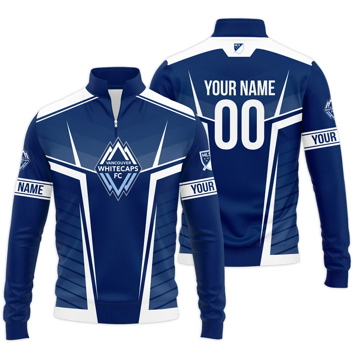 Vancouver Whitecaps MLS Quarter Zip Jacket LQZ1073