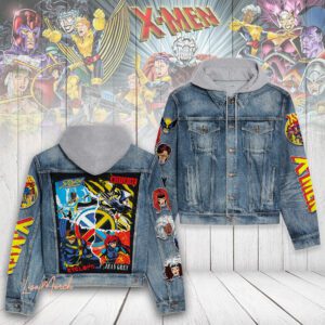 X-Men Hooded Denim Jacket LDN1176