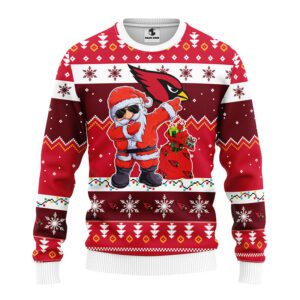 Arizona Cardinals NFL Dabbing Santa Claus Ugly Christmas Sweater FUL1091