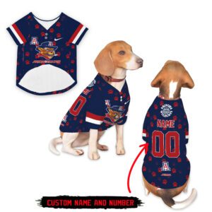 Arizona Wildcats Pet Baseball Jersey