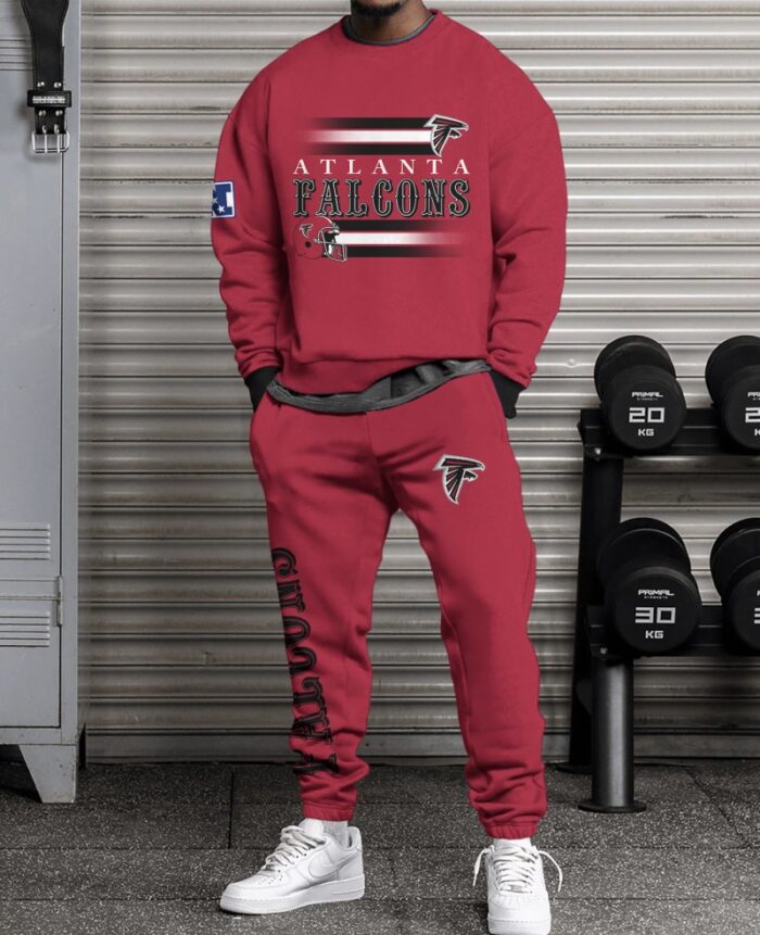 Atlanta Falcons Sweatsuit Combo 3D Sweatshirt and Sweatpants CSP1875