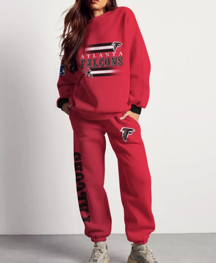 Atlanta Falcons Sweatsuit Combo 3D Sweatshirt and Sweatpants CSP1884