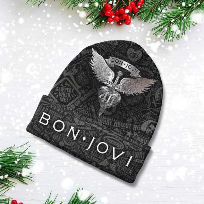 Bon Jovi Beanie Hat Wool Winter Hat WBH1189