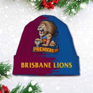 Brisbane Lions Beanie Hat Wool Winter Hat WBH1182