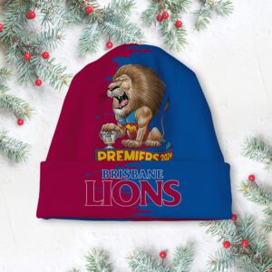 Brisbane Lions Beanie Hat Wool Winter Hat WBH1183