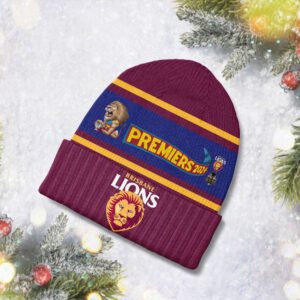 Brisbane Lions Beanie Hat Wool Winter Hat WBH1184