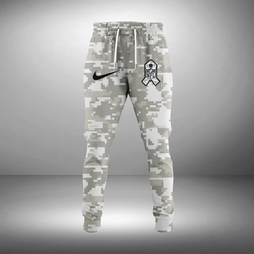 Carolina Panthers NFL Arctic Camo 2024 Salute to Service Custom Name And Year Long Pants Joggers WLP1004