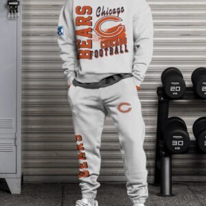 Chicago Bears Sweatsuit Combo 3D Sweatshirt and Sweatpants CSP1879