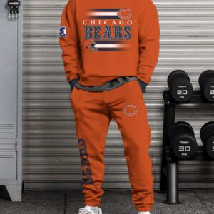 Chicago Bears Sweatsuit Combo 3D Sweatshirt and Sweatpants CSP1880