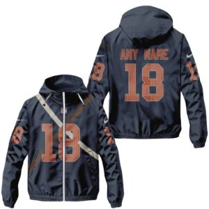 Cincinnati Bengals NFL Specialized City Edition 2024/25 Windbreaker Outdoor Jacket Personalized Letters Number