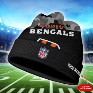 Cincinnati Bengals Personalized Wool Beanie Hat WBH1117