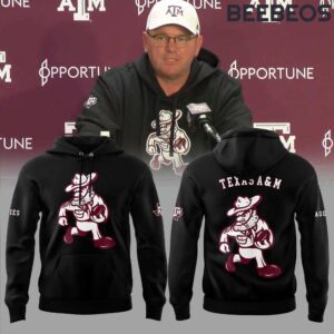 Coach Mike Elko Texas A&M Aggies Football Black Unisex Hoodie HBB1106