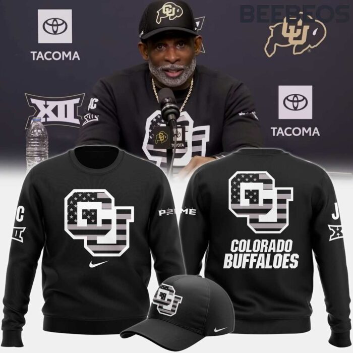 Colorado Buffaloes NCAA Salute to Service Black Sweatshirt BBS1013