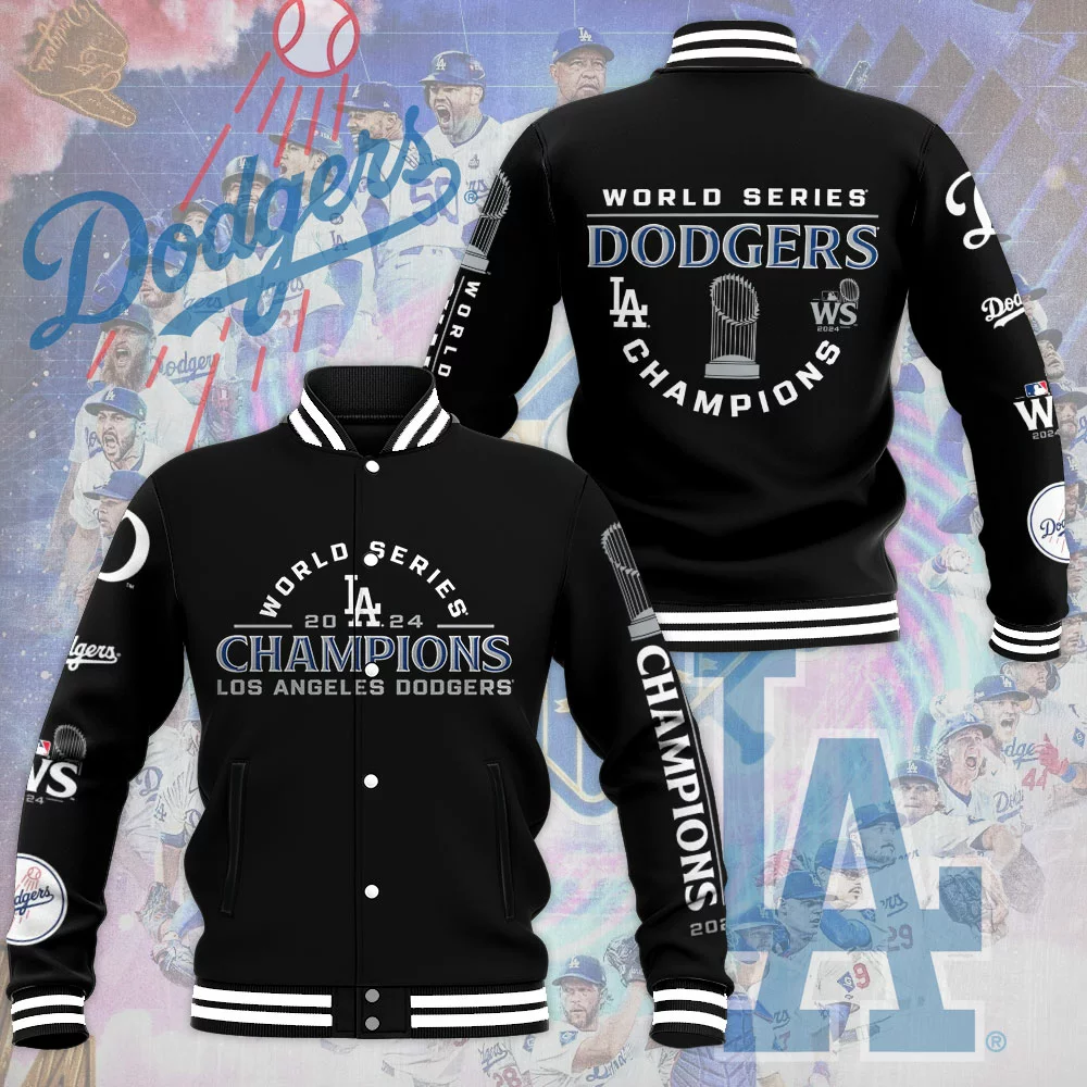 Congrats Los Angeles Dodgers World Series 2024 Champions Baseball Jacket CWL1001