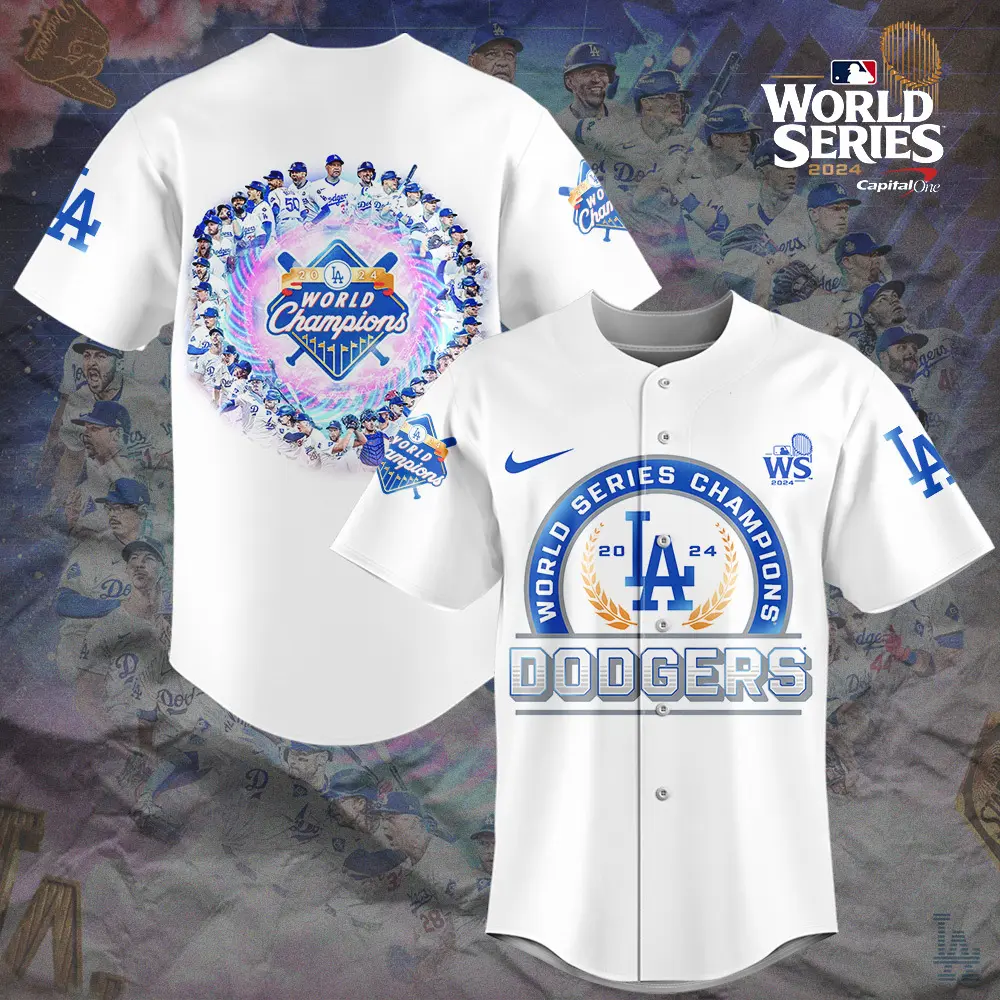 Congrats Los Angeles Dodgers World Series 2024 Champions Baseball Jersey CWL1008