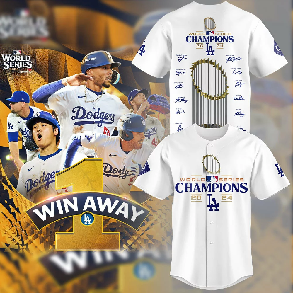 Congrats Los Angeles Dodgers World Series 2024 Champions Baseball Jersey CWL1013