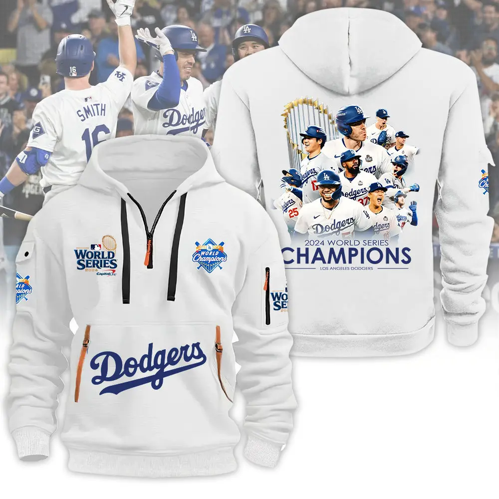 Congrats Los Angeles Dodgers World Series 2024 Champions Quarter Zip Hoodie CWL1009