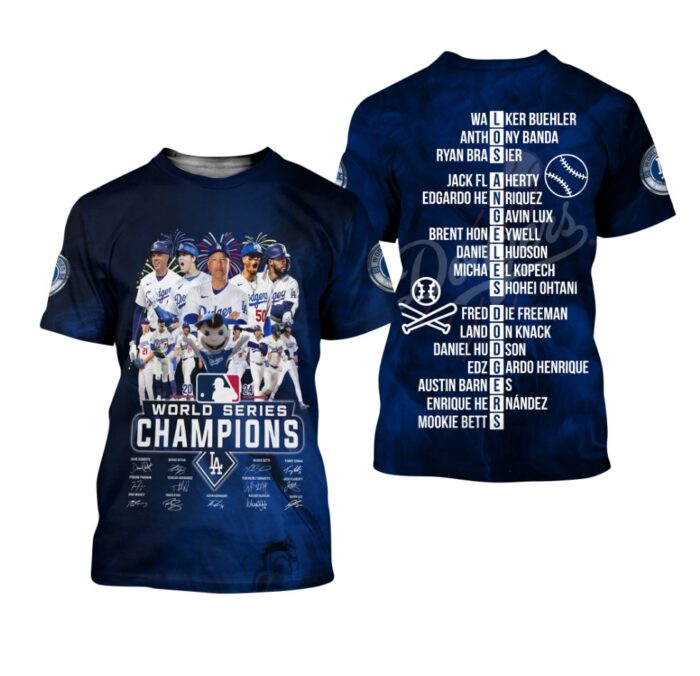 Congrats Los Angeles Dodgers World Series 2024 Champions Unisex Performance Tee CWL1020