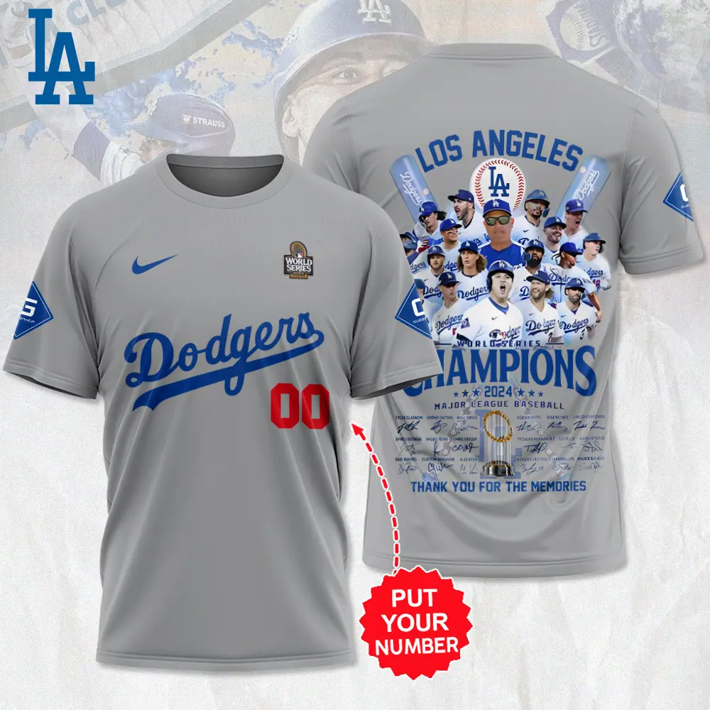 Congrats Los Angeles Dodgers World Series 2024 Champions Unisex Performance Tee CWL1036