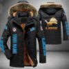 Detroit Lions NFL Personalized Golden Logo Parka Jacket Fleece Coat Winter