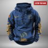 Detroit Lions NFL Personalized Swoosh Hooded Lace Up Hoodie Vintage Retro Hoodie